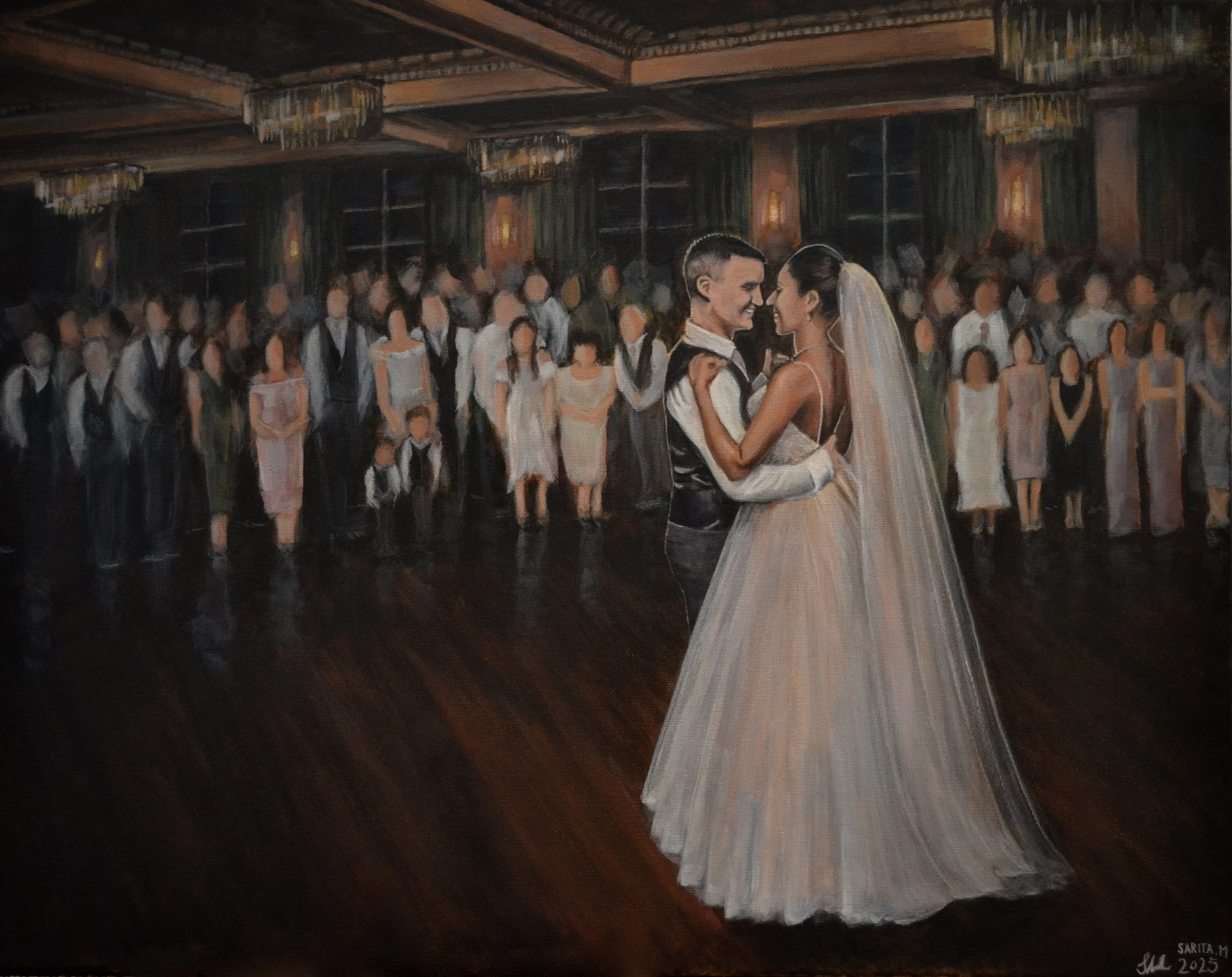 Sarita Maher Live Wedding Painter & Fine Artist — wedding entertainment in London (photo 3 of 8)