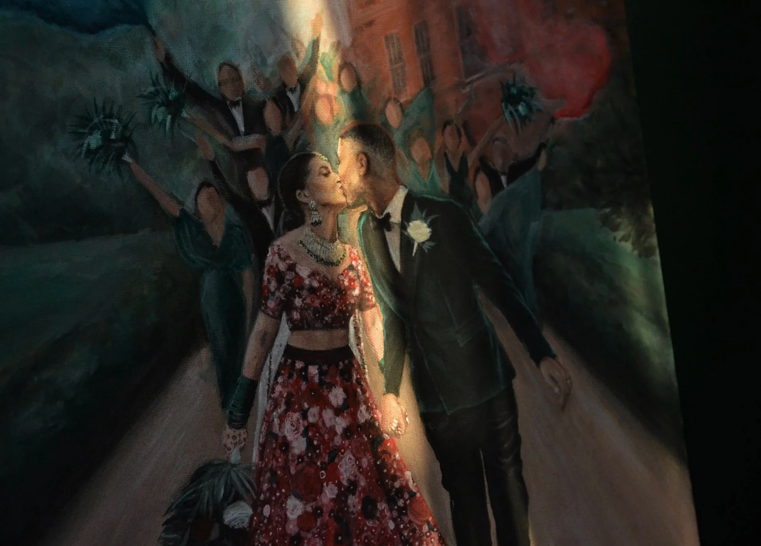 Sarita Maher Live Wedding Painter & Fine Artist — wedding entertainment in London (photo 7 of 8)