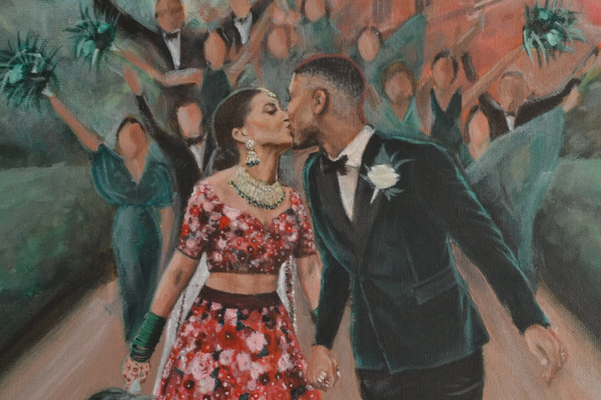 Sarita Maher Live Wedding Painter & Fine Artist — wedding entertainment in London