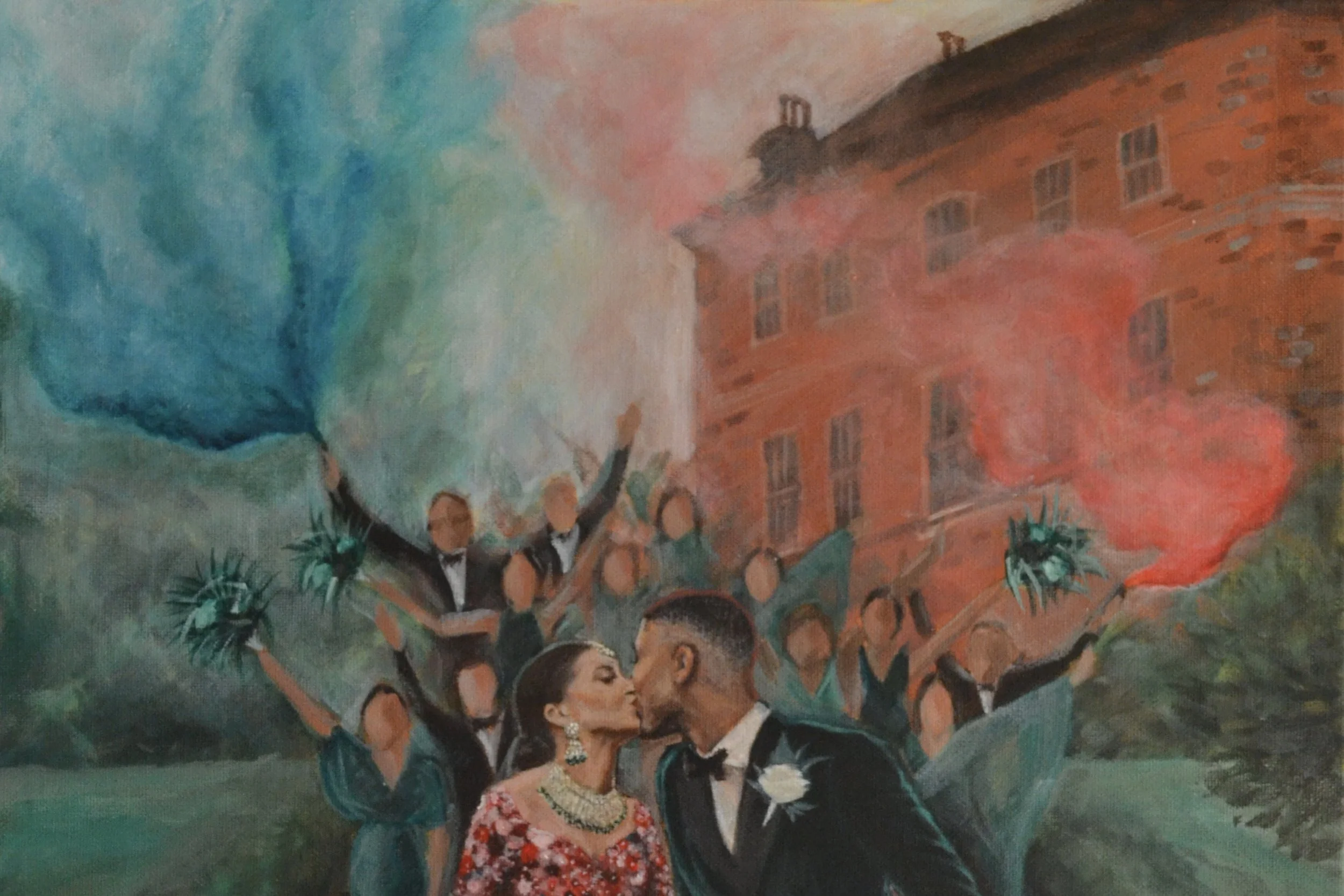 Sarita Maher Live Wedding Painter & Fine Artist — wedding entertainment in London (photo 4 of 8)