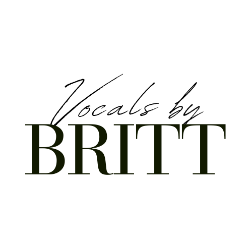 Logo — Vocals by Britt — wedding music in Liverpool