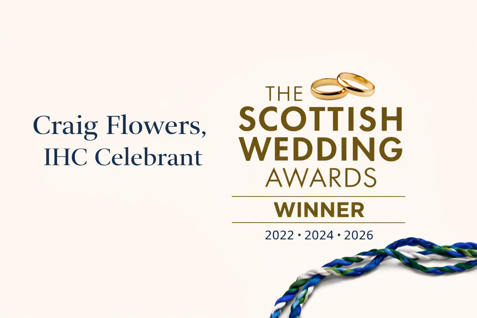 Craig Flowers IHC Celebrant — wedding celebrant in Falkirk