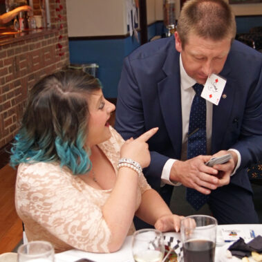 Card in the mouth. — Darren Snelgar Professional Close Up Magician. , Southampton, hampshire